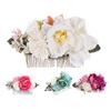 Atemberaubender Braut-Hochzeits-Haarkamm, handgefertigte Blumenblätter-Dekor-Clip für Mädchen, perfekte Accessoires für jeden Anlass, der ein vielseitiges Accessoire sucht, das kann