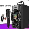 Portable Bluetooth Speaker & Wireless Microphone with Card Slot, High Volume Subwoofer for Outdoor & Home Use