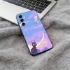 S-Sailor- Moon Black Soft Silicone Phone Case for Samsung Galaxy A73, A71, A72, A70, A53, A52, A51