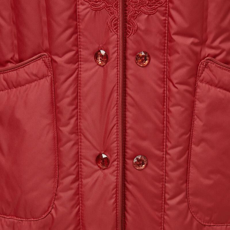 Women's Chinese Style Embroidered Short Down Jacket