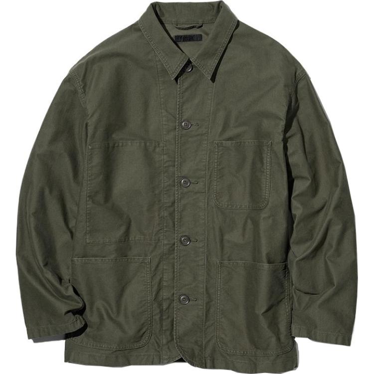 UNIQLO Plain Minimalist Pocket Decorated Lapel