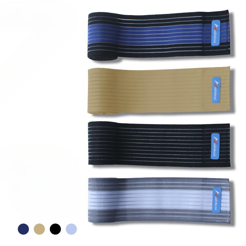 Sport-Kniebandage für Oberschenkelwurzelgurte, elastisches Kompressionsband für die Beine, selbstklebender elastischer Knie- und Beinschutz