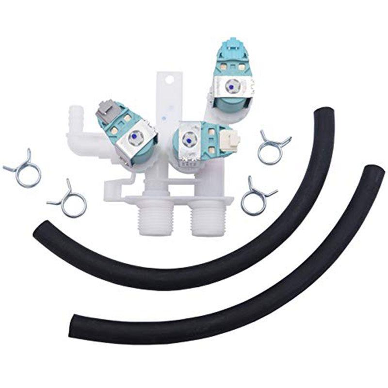 W10599356, AP5692067, PS8689091 Front Load Clothes Washer Water Valve For Whirlpool Washer Fits Model (WHW, WFW)