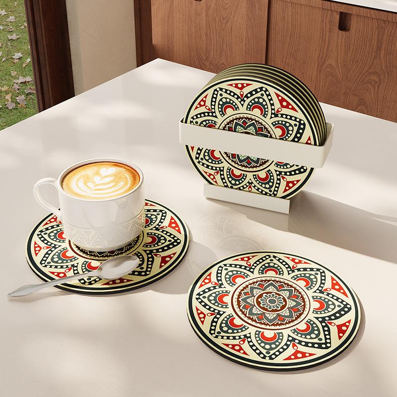 Plate Mat Nordic Anti-Scalding Mat Bowl Mat Household Kitchen Pot Mat Plate Mat Coaster Vegetable Rubber Bottom Table Mat