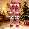 Women's Christmas Print Pants Casual Bottoms for Winter Holiday