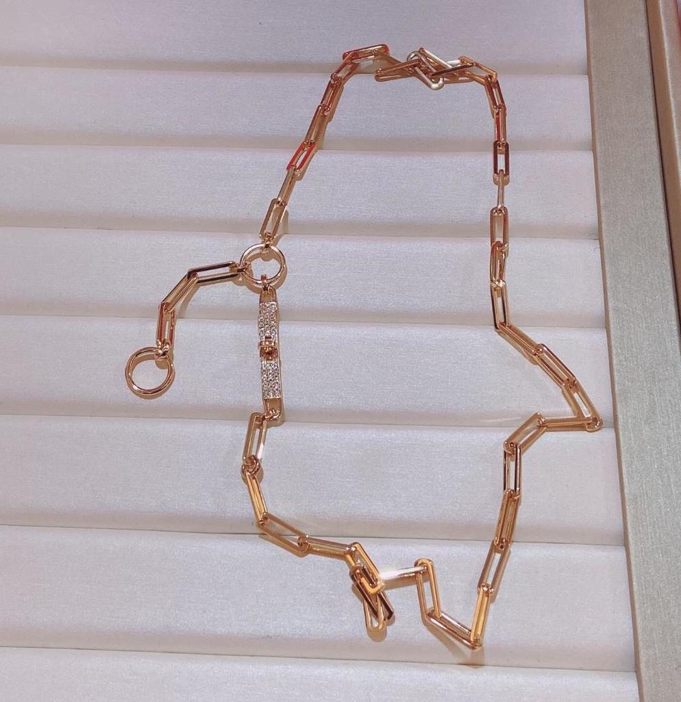 Hot Brand Necklace Gifts For Anniversary Luxury Jewelry For Women Luggage Lock Rose Gold With Lock Charms Engagement Pendant