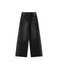 Ledeoli Washed Wide Denim Pants [Blue]