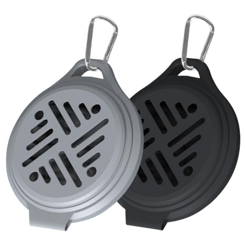 Outdoor portable mosquito coil holder camping can hang silicone mosquito coil fixed tray holder Fly Repeller for Camping Fishing