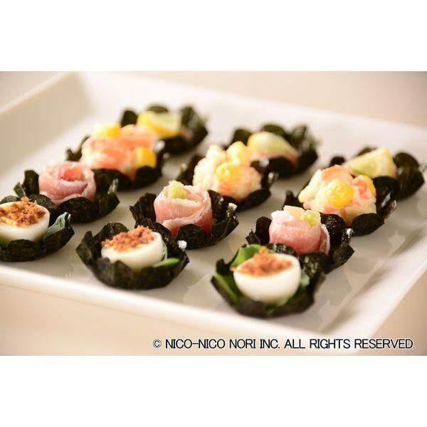 Niconico Nori Edible Seaweed Cups 16 Sheets