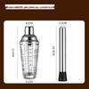 ZISIZ 304 Stainless Steel Cocktail Shaker Set