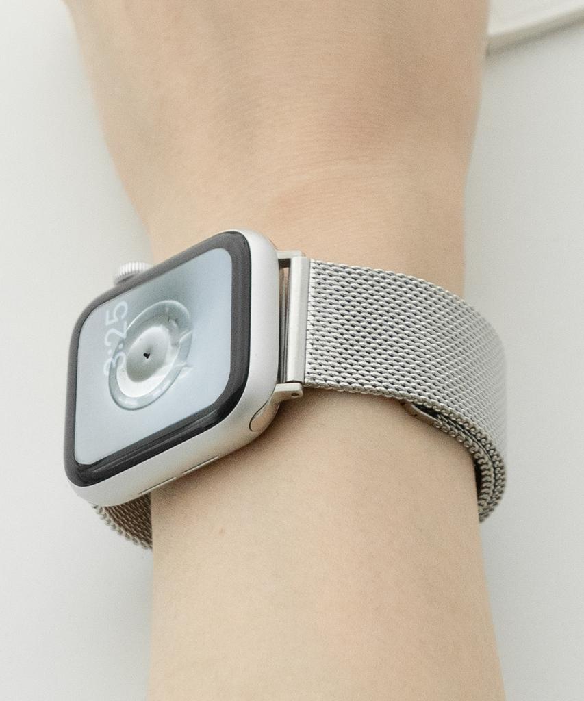 Nuateu [3Color] Milanese Loop Clip Metal Strap Compatible With All Apple Watch Models 11/10/9/8/7/6/5/4/Se3/Ultra 3