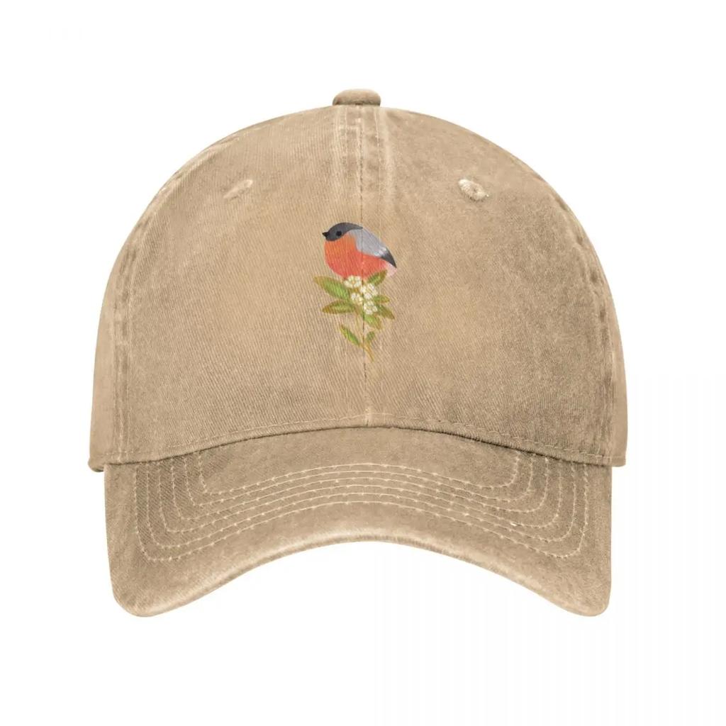 Eurasian Bullfinch  Baseball Cap Trucker Cap Kids Hat Sun Caps Hip Hop Caps Unisex Womens
