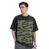 Tiger Stripe Camouflage Military Camo 3 Washed T Shirts Casual Short Sleeve Hip Hop T-Shirt Streetwear Tops Tees for Men Women