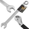 JCB 12mm Cr-V 12-point Double-ended Open-end Wrench, 75 Degrees Angled