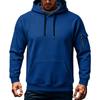 Men's Casual Sports Hoodie Drop Shoulder Long Sleeve Neck Hooded Pullover Sweatshirt