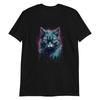 Mystic Stare: Black Cat with Red Eyes T-Shirt