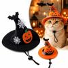 Pumpkin Spider Web Bat Decoration Pet Halloween Hat Dog Costume Accessory  Pet Birthday