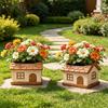 Small House Shape Silicone Planter Mold Flowerpot Molds for Crafts Resin Candle Cup Jewelry Holder Flexible and Reusable