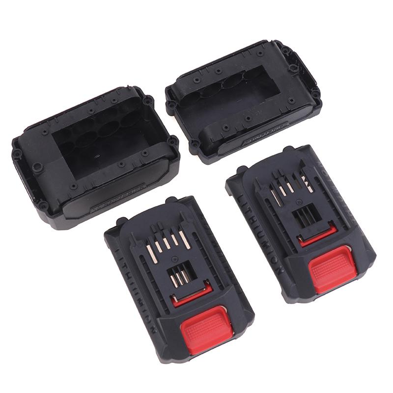 Vickers Battery Case Storage Box Shell PCB Charging Board 5/10/15/20 Cores Plastic Battery Case Power Tool Accessories