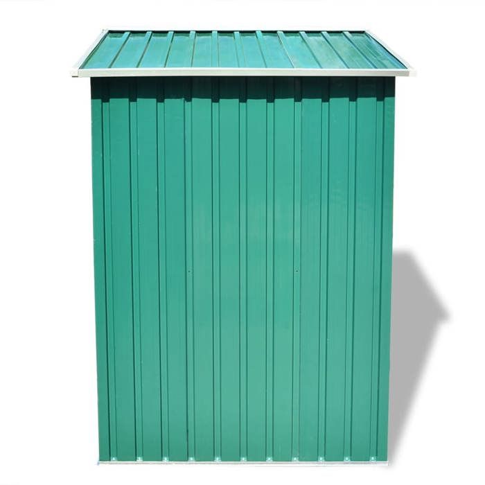 VidaXL Abri de Stockage Métal Vert 204x132x186 cm Cabane Rangement Jardin 42909