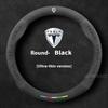 For Tesla Model 3 Model Y Model S Model X Roadster Suede Anti-slip Breathable Car Steering Wheel Cover Auto Accessories