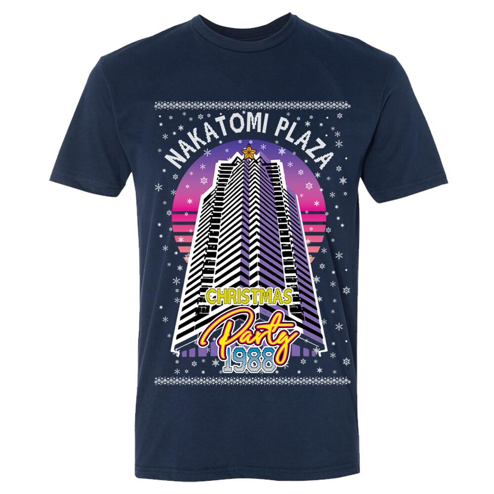 Nakatomi Plaza Christmas Party 1988 Unisex T shirt Funny Retro Holiday santa Unisex T-Shirt XXXXL