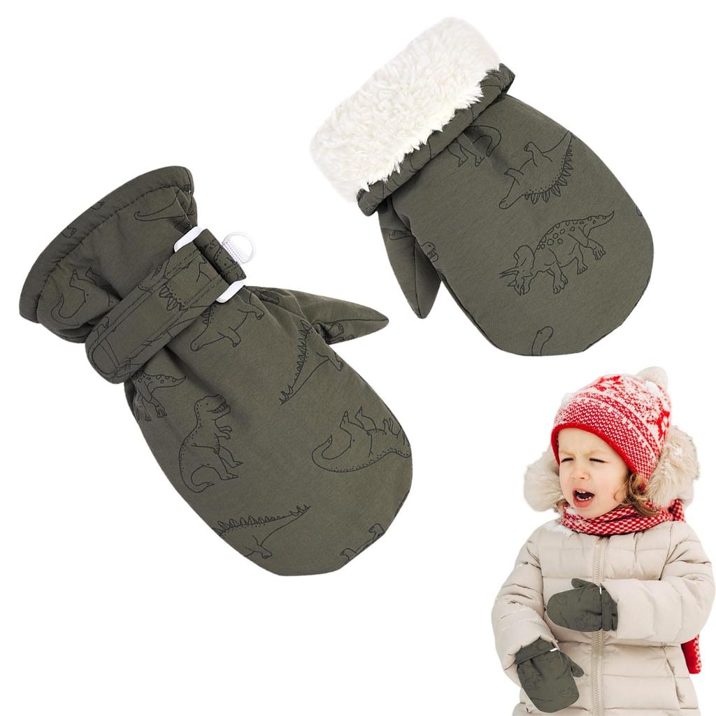 Umeloeo Lyže a Stylový Dinosaurus Lyže a Sníh Dítě Zima Ideální pro Dojíždění k Hraní ve a Venku pro Chlapce a Věk 6 Let Věk Dětské