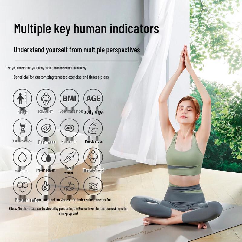 Hochoice Ultrasonic Smart Height & Weight Scale with Body Fat (CN Version)