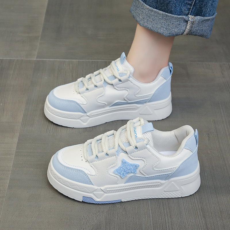 Campus Women's Shoes Star Board Shoes 2025 New Spring and Summer Platform Casual Versatile White Shoes Niche Shoes Women's Casual Shoes