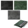 Suede Slim Card Holder With Multiple Card Slots Credit Bank Card Small Man Purses Perfect For Daily Commute Business Travel