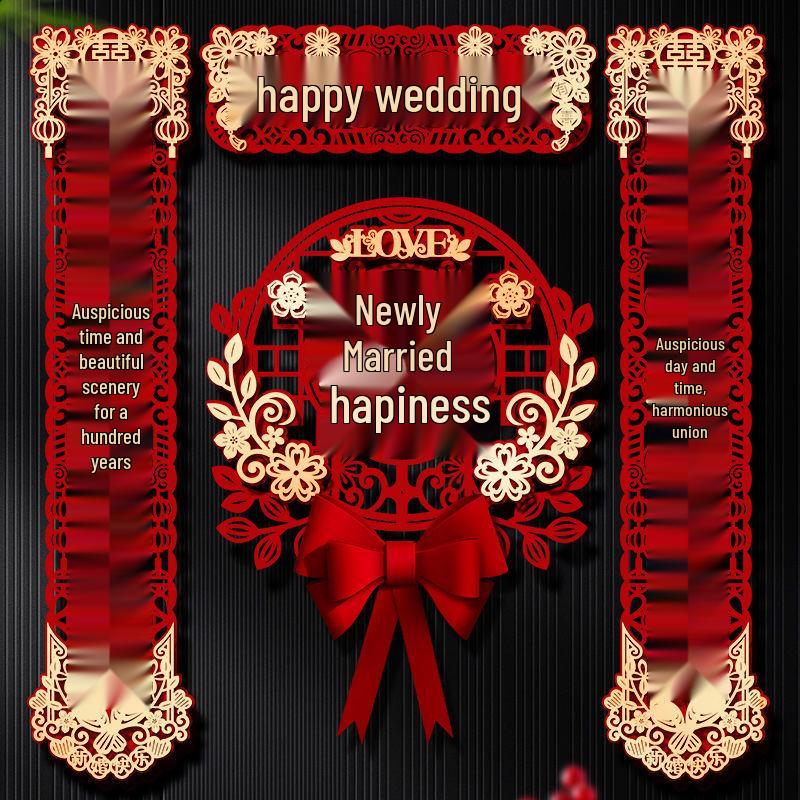 Düğün Beytleri & Çift Mutluluk Çıkartmaları: Gelin Odası ve Damadın Ana Kapı Süslemeleri