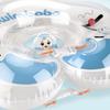 Cartoon Inflatable Neck Band for Newborn Babies Petal-shaped Baby Bath Collar  Swimming Pool