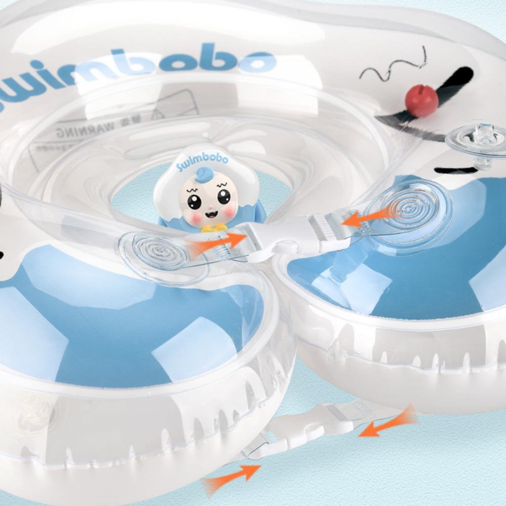 Cartoon Inflatable Neck Band for Newborn Babies Petal-shaped Baby Bath Collar  Swimming Pool