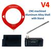 AMNVOLT V4 ATS MINI SI4732 Radio FM AM SSB LSB USB Receiver ALL Band DSP Radio Built-in Hi-Z Headphone Amplifier Circuit Radio