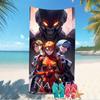 Customizable personalized beach towels Neon Genesis Evangelion themed designs.Suitable for the beach, yoga, sports;ideal as beach accessories