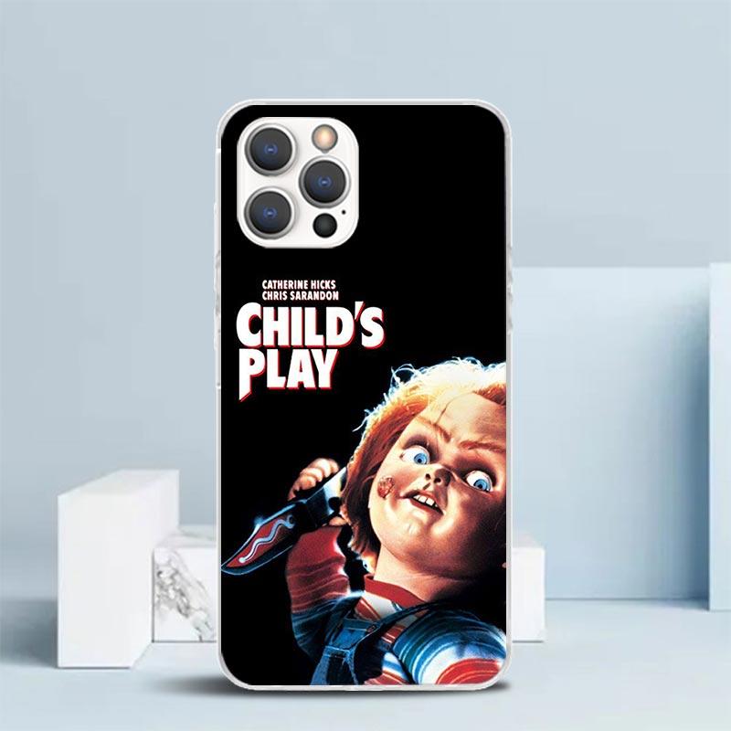 

Chucky Child s Play Phone Case For IPhone 16 17 Air 16E 15 14 Plus 13 Mini 12 11 Pro Max 7 8 + SE 2020 Soft TPU Back Cover 16 17 iPhone 15 Pro