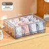 Stackable Multi-Layer Underwear and Medicine Organizer Box - Transparent, Multi-Purpose Storage.