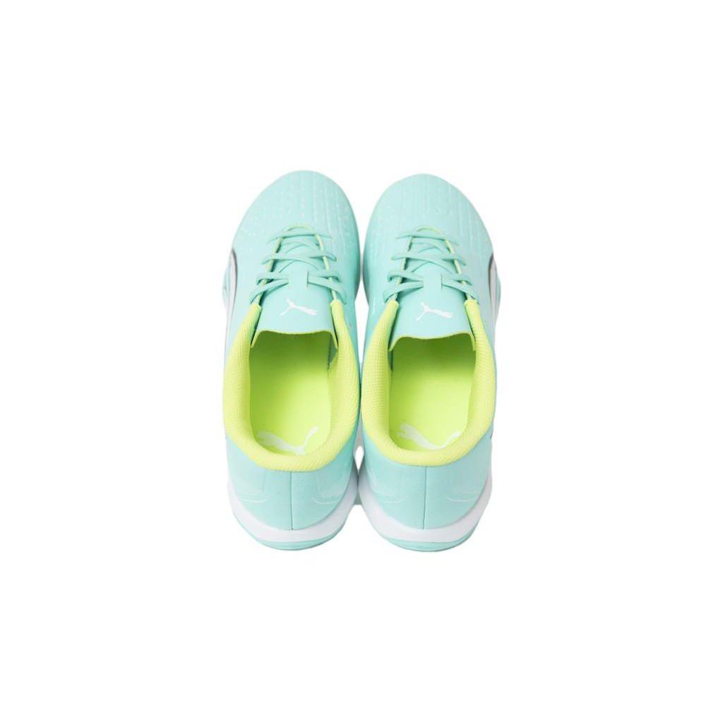 Puma Ultra Play Artificial Turf Versatile Shock Absorbing Durable Low Top Kids Soccer Shoes Kids Soccer Shoes Yellow Green 107246-03