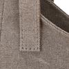 Lässige Canvas-Tragetasche mit gefaltetem Frontdesign Lange Schultergurte Große Kapazität Shopper-Tasche für den täglichen Gebrauch