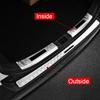 For Toyota RAV4 XA50 2019-2021 2022 2023 2024 Hybrid Stainless Car Rear Bumper Foot Plate Trunk Door Sill Guard Pedals Cover