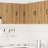Kitchen Corner Wall Cabinet Kalmar Artisan Oak Particleboard