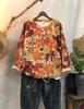 Autumn Winter Knit Loose Casual Long Sleeve Sweater with New Print Pattern