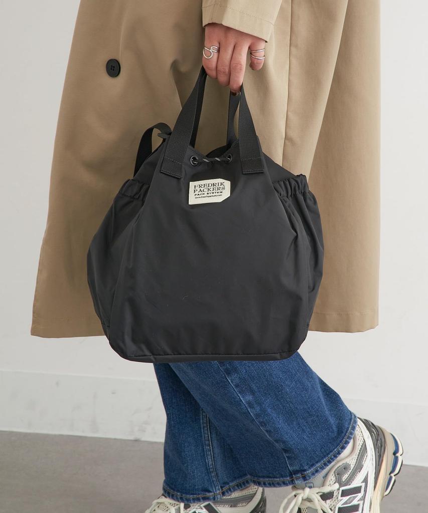 Fredrick Packers Bloom Shoulder Nylon 2-Wege-Tragetasche, Damen, Schwarz, Einheitsgröße (221300845BLKFREE), Erhältlich in exklusiven E-Commerce-Farben