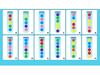 Pompon Test Tube Fine Motor Skills Toy for Color Recognition and Early Education