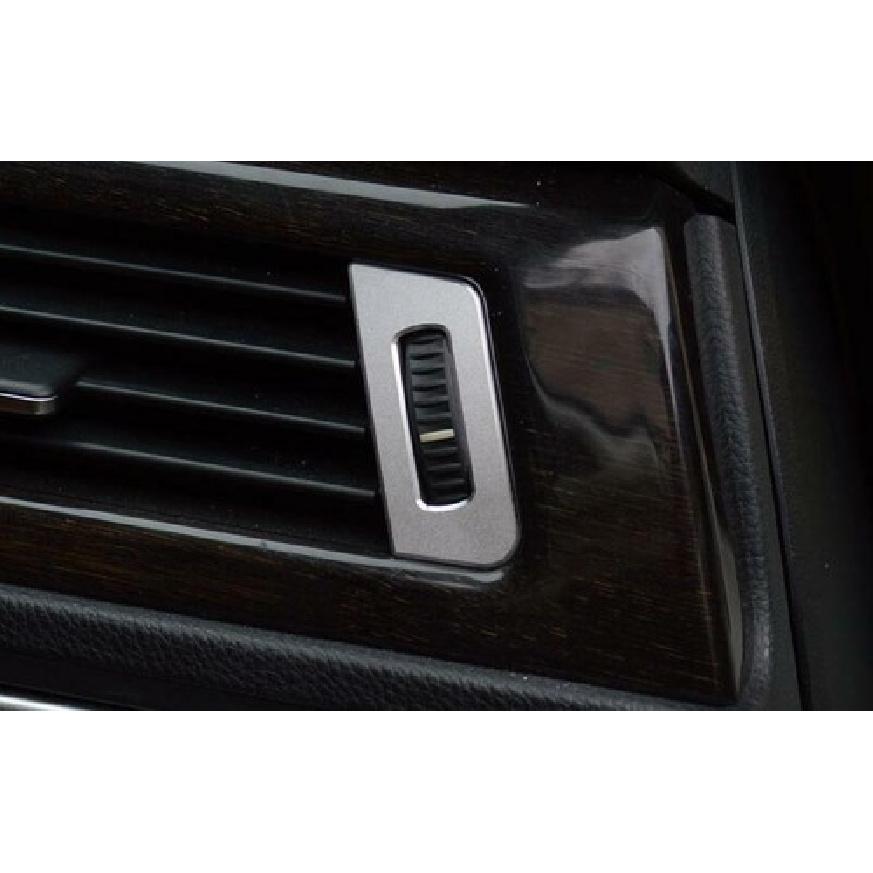 For BMW 3-Series E90 2005-2011 2012 Silver Console Air Outlet Pulley Cover Decor