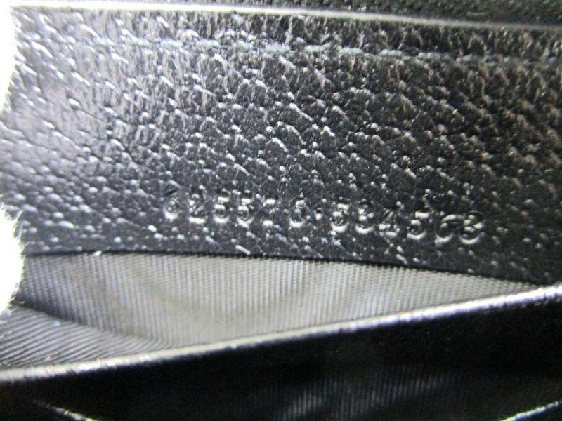 Authentic GUCCI Off The Grid Black Nylon Leather Round Zip Long Wallet #9889  Open Box