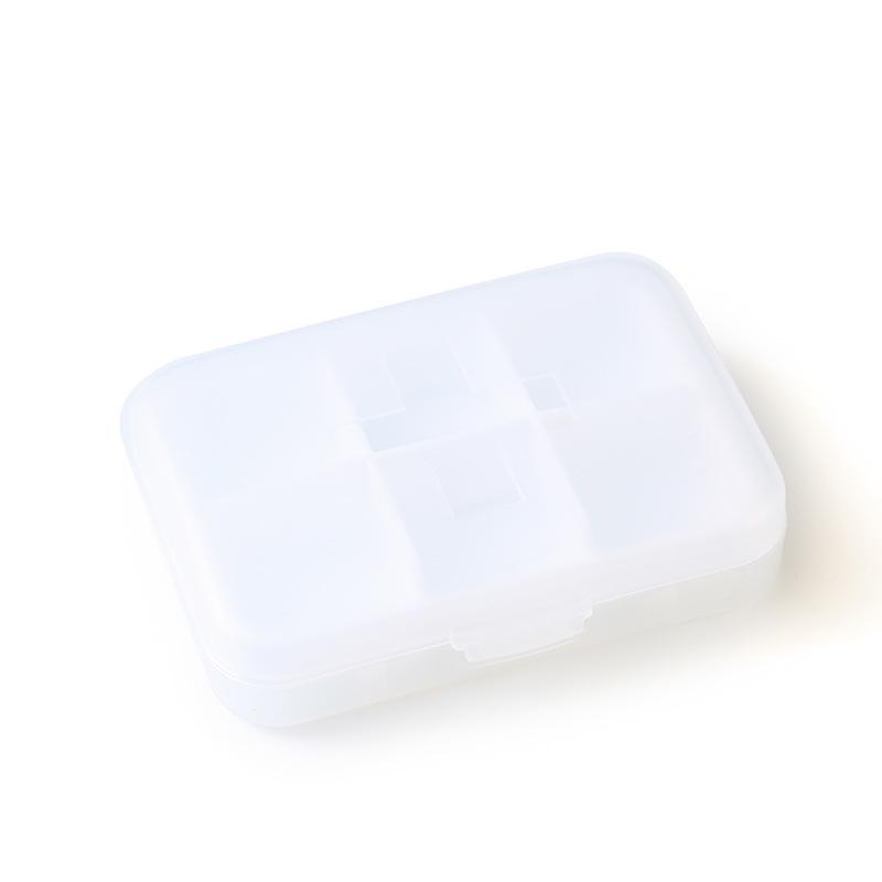 Large Capacity 7-Day Medicine Organizer with 6 Grids for Morning, Noon, and Evening
