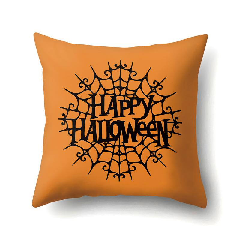 Halloween Pillowcase Car Waist Pillow Pumpkin Sofa Cushion Cover Office Home Living Room Pillowcase