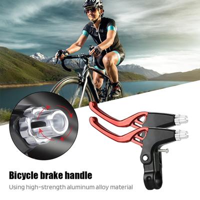 Fahrradbremshebel aus Aluminiumlegierung, ergonomischer Bremslenker, rutschfeste Oberfläche, universeller Bremsgriff für Mountain Road-Kinderfahrräder