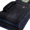 Jeanswest Men's Warm Fleece-Lined Denim-Look Straight-Leg Trousers